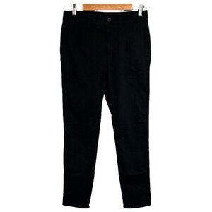 Standard James Perse Womens Size 25 Full Surplus Jersey Pants in Black Trouser